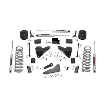 Rough Country 5 Inch Lift Kit - FR Spacer - Radius Arm Drop - Ram 2500 4WD (14-18)