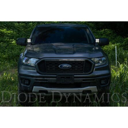 SS3 LED Ditch Light Kit for 2019-2021 Ford Ranger, Sport White Combo