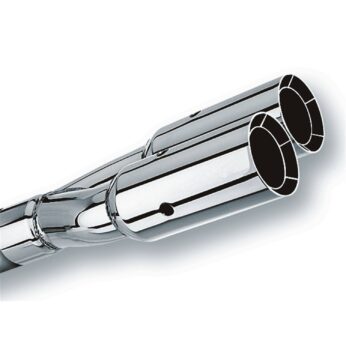 Tip 2.5in Inlet/ 3in Outlet Dual Round Intercooled With Y-Pipe