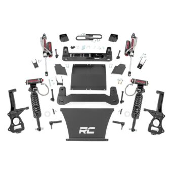Rough Country 6 Inch Lift Kit - Mono Leaf Rear - Vertex - Chevy Silverado 1500 2WD/4WD (2019-2023)