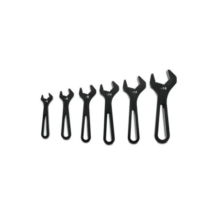 Vibrant Performance - 20989 - AN Wrench Set, -4AN to -16AN - Anodized Black