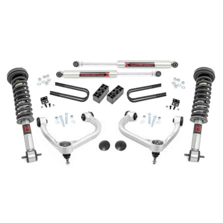 Rough Country 3 Inch Lift Kit - Forged UCA - M1/M1 - Ford F-150 4WD (2021-2023)