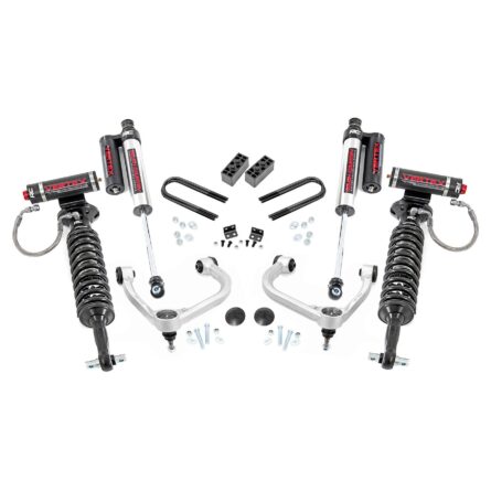 Rough Country 3 Inch Lift Kit - Fabbed UCA - Vertex - Ford F-150 4WD (2021-2023)