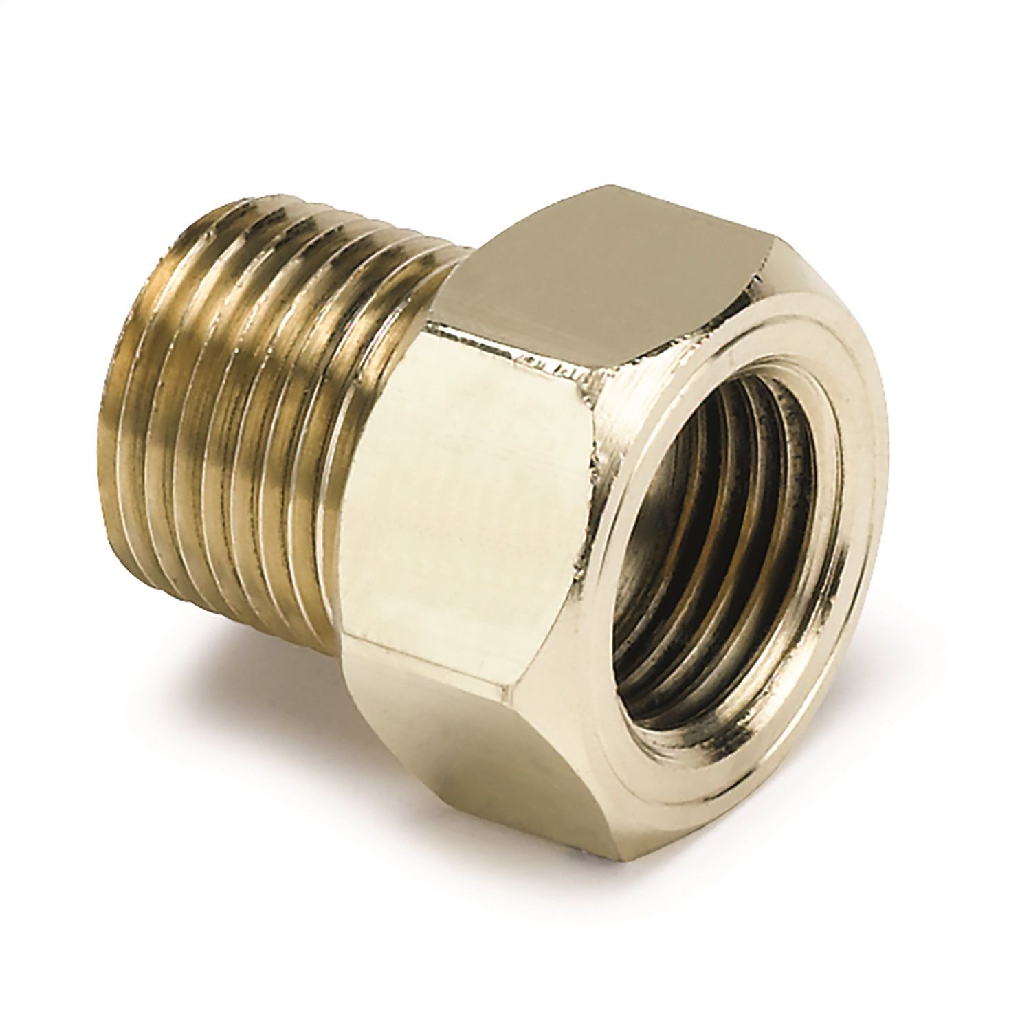FITTING, ADAPTER, 3/8 in. NPT MALE, BRASS, FOR MECH. TEMP. GAUGE