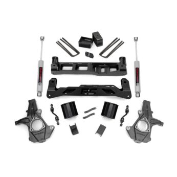 Rough Country 5 Inch Lift Kit - Alum/Stamp Steel - Chevy/GMC 1500 (14-18)