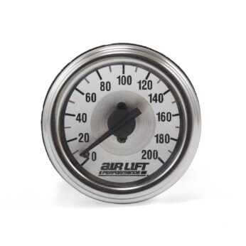 Dual Needle Air Gauge; 200 PSI;