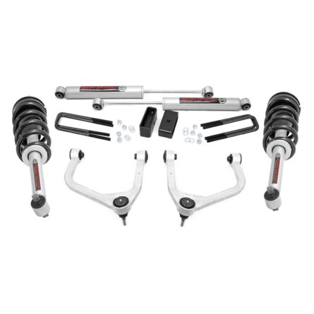 Rough Country 3.5 Inch Lift Kit - N3 Struts - Chevy Silverado 1500 2WD/4WD (19-23)