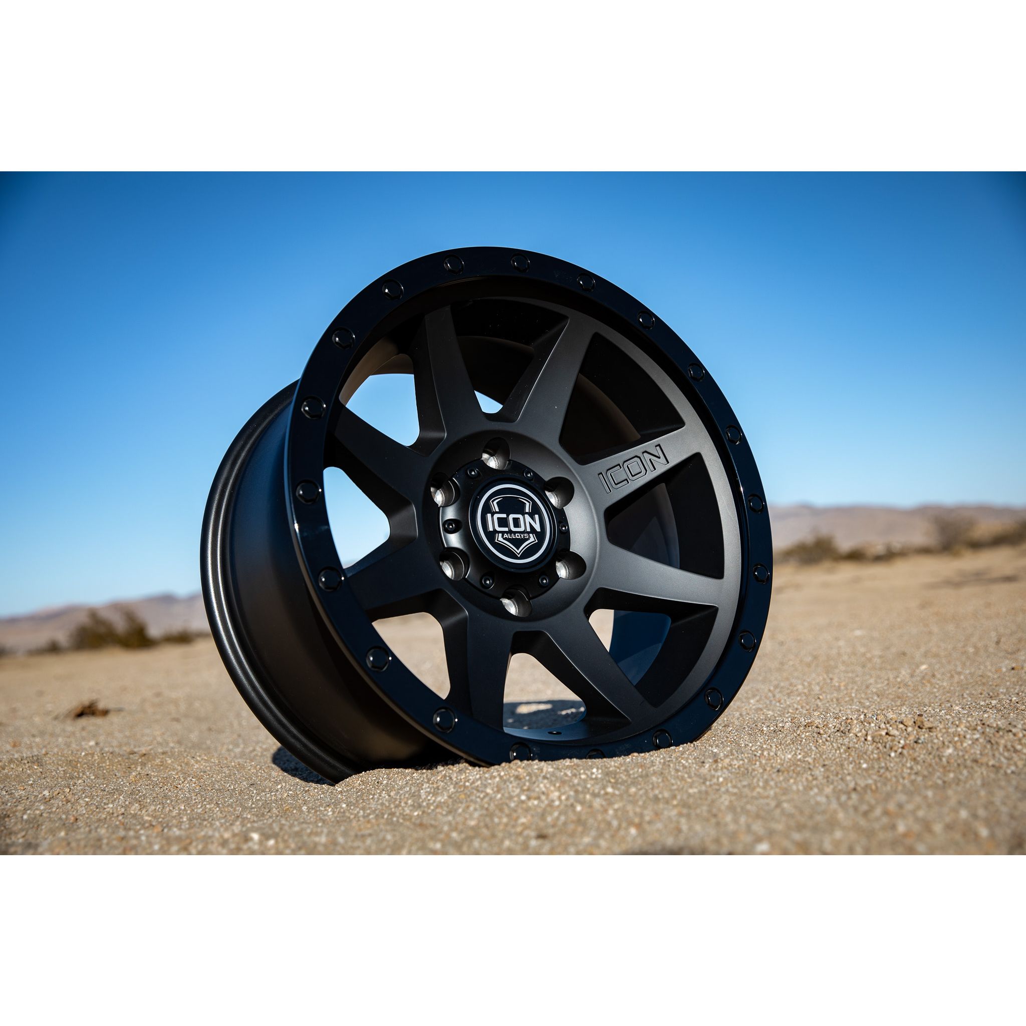 ICON Alloys Rebound, Double Black, 18 x 9 / 5 x 150, 25mm Offset, 6" BS