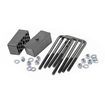 Rough Country 2 Inch Block & U-Bolt Kit - Toyota Tacoma 2WD/4WD (2005-2023)