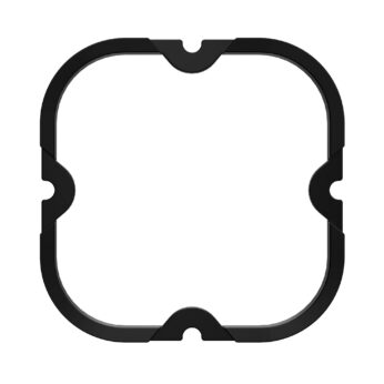 KC Hilites FLEX ERA 4 - 1-Bezel Ring - ED Coated - Black