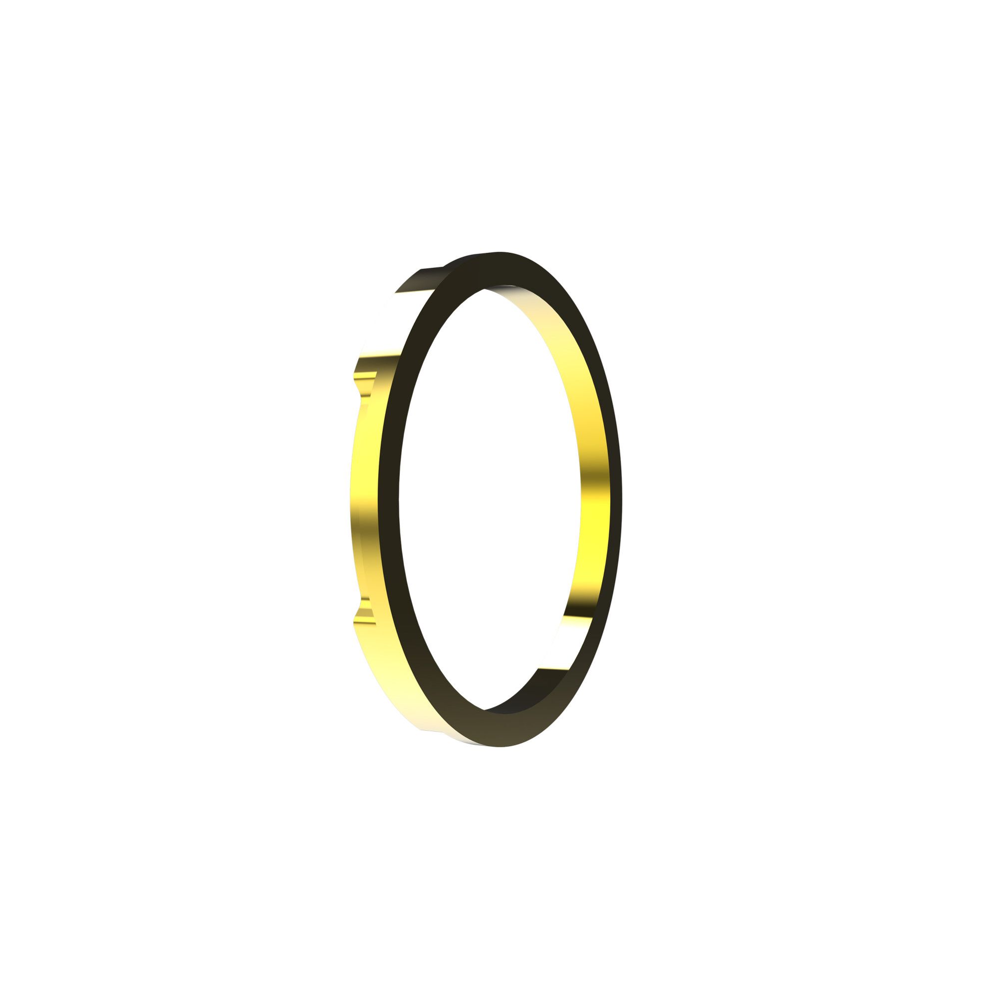 KC Hilites FLEX ERA 1 - Single Bezel Ring - Gold
