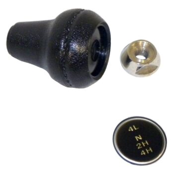 Crown Automotive - Metal Black Shift Knob Kit