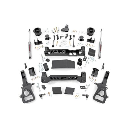 Rough Country 5 Inch Lift Kit - 22XL - Air Ride - Ram 1500 4WD (2019-2023)