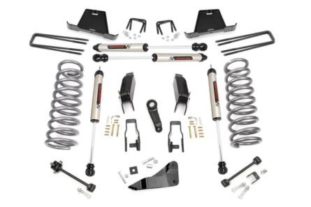 Rough Country 5 Inch Lift Kit - Gas - V2 - Dodge 2500/Ram 3500 4WD (2003-2007)