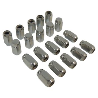 Crown Automotive - Metal Chrome Lug Nut Kit