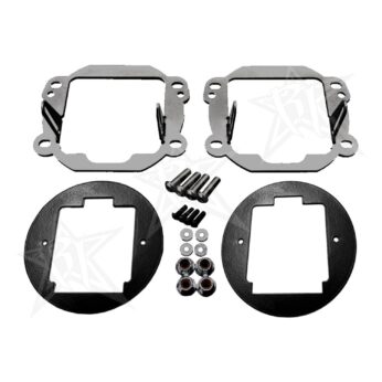 RIGID 2007-2015 Jeep JK Fog Mount Kit, Fits Any D-Series Or Radiance Pod Lights