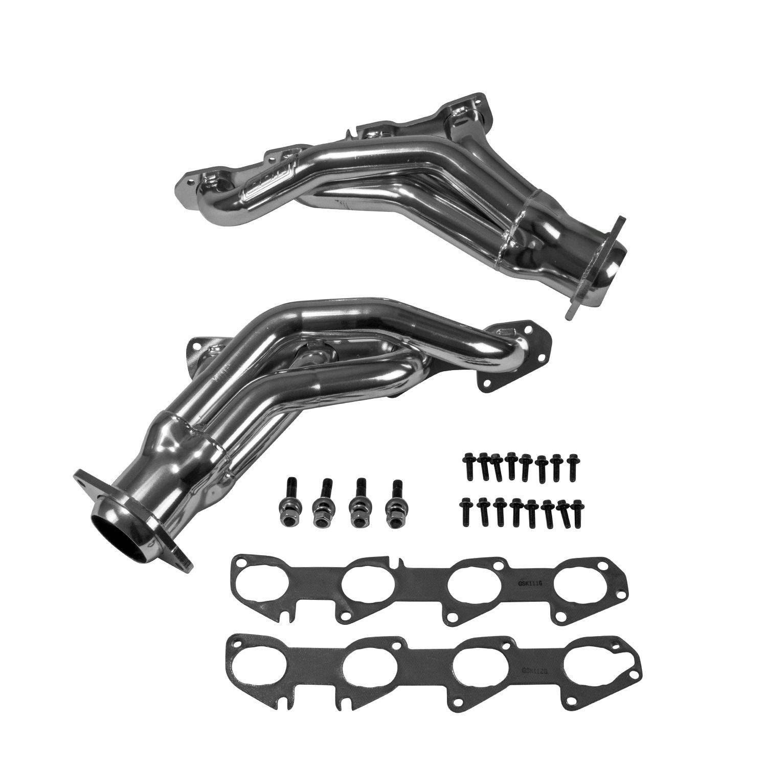 BBK DODGE 6.1L CHALLENGER CHARGER HEMI CARS 1-7/8 SHORTY HEADERS (CHROME)
