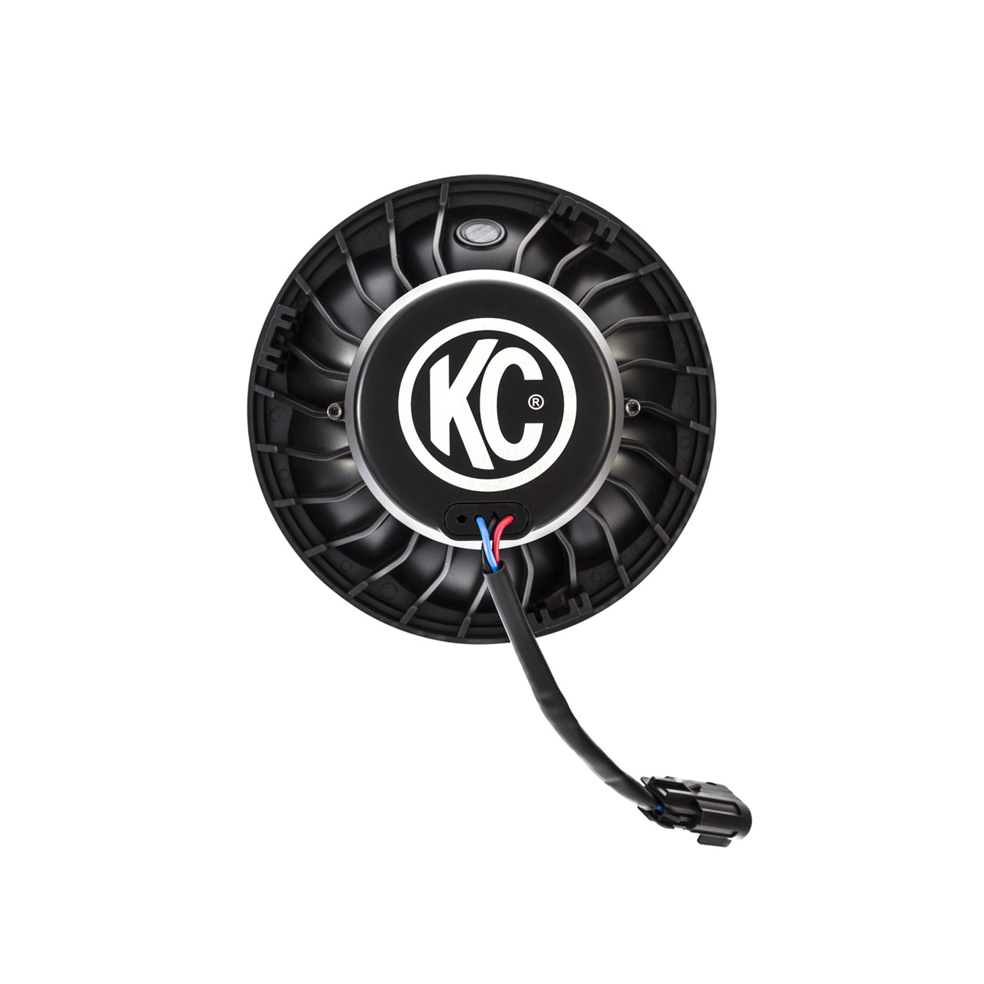 KC Hilites 7 in Gravity LED - 2-Headlights - 40W Driving Beam - Universal / fits 97-06 Jeep TJ
