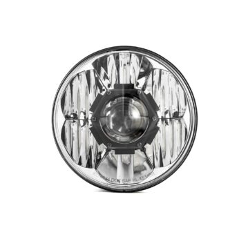 KC Hilites 7 in Gravity LED Pro - Single Headlight - SAE/ECE - 55W / 60W Driving Beam - Universal / 07-18 Jeep JK