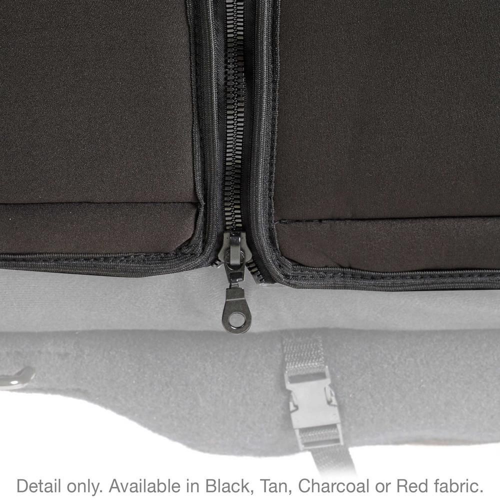 NEOPRENE SEAT COVER SET FRONT/REAR - RED 07 JK 4DR