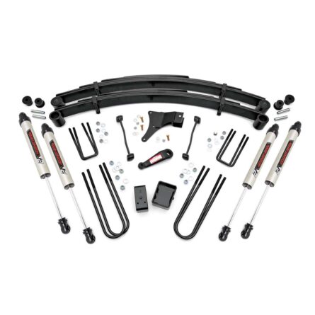 Rough Country 6 Inch Lift Kit - Rear Blocks - V2 - Ford Super Duty 4WD (1999)