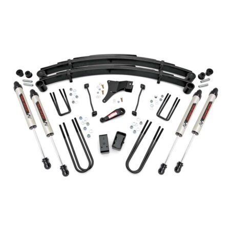 Rough Country 4 Inch Lift Kit - Rear Blocks - V2 - Ford Super Duty 4WD (1999)