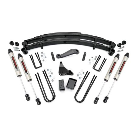 Rough Country 6 Inch Lift Kit - Rear Blocks - V2 - Ford Super Duty 4WD (99-04)