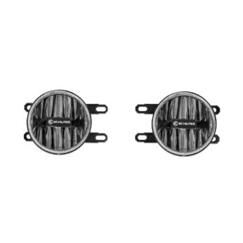 KC Hilites 4 in Gravity LED G4 - 2-Light System - SAE/ECE - 10W Fog Beam - for 12-18 Toyota Tacoma