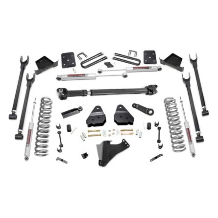 Rough Country 6 Inch Lift Kit - Diesel - 4-Link - FR D/S - Ford Super Duty (17-22)