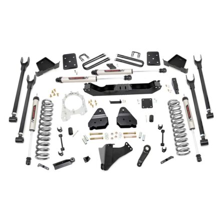 Rough Country 6 Inch Lift Kit - 4-Link - No OVLD - V2 - Ford Super Duty (17-22)