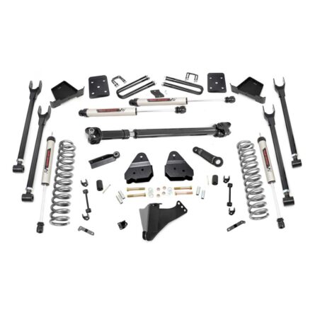 Rough Country 6 Inch Lift Kit - Diesel - 4-Link - D/S -V2 - Ford Super Duty (17-22)