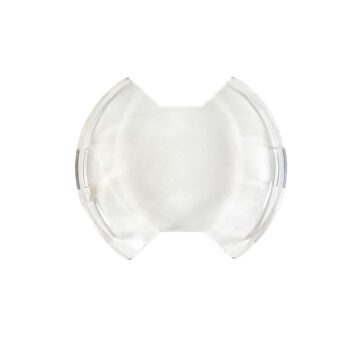 KC Hilites 6 in SlimLite LED - Light Shield - Clear