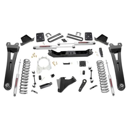 Rough Country 6 Inch Lift Kit - R/A - OVLDS - Ford Super Duty 4WD (2017-2022)