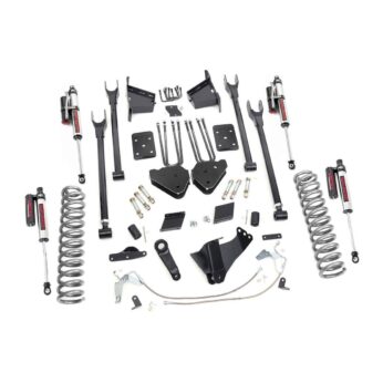 Rough Country 6 Inch Lift Kit - 4 Link - OVLD - Vertex - Ford Super Duty (15-16)