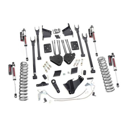 Rough Country 6 Inch Lift Kit - 4 Link - OVLD - Vertex - Ford Super Duty (15-16)