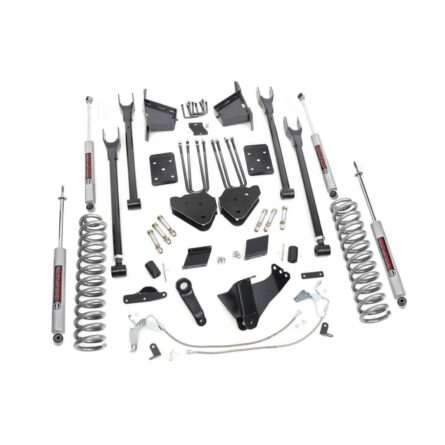 Rough Country 6 Inch Lift Kit -4-Link - No OVLD - Ford Super Duty 4WD (2015-2016)