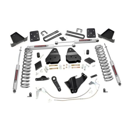 Rough Country 6 Inch Lift Kit - Gas - OVLD - Ford Super Duty 4WD (2015-2016)