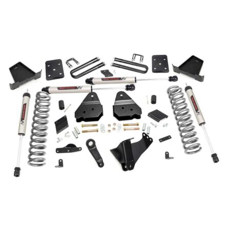 Rough Country 4.5 Inch Lift Kit - No OVLD - V2 - Ford Super Duty 4WD (2015-2016)