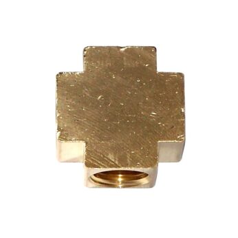 Kleinn Air Horns - 54014 - 4-way manifold 1/4 in. F