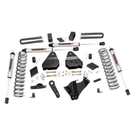 Rough Country 4.5 Inch Lift Kit - No OVLD - V2 - Ford Super Duty 4WD (2011-2014)