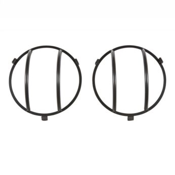 Euro Head Light Guards - Black - 2 Piece