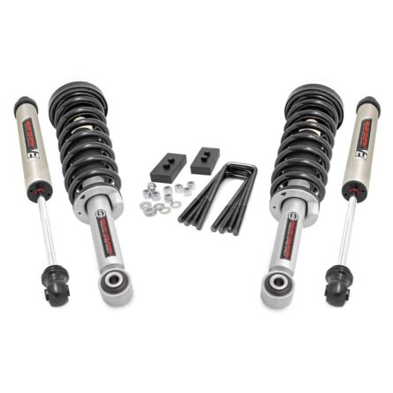 Rough Country 2 Inch Lift Kit - N3 Struts/V2 - Ford F-150 4WD (2009-2013)