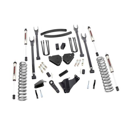 Rough Country 6 Inch Lift Kit - Diesel - 4 Link - No OVLDS - V2 - Ford Super Duty (05-07)