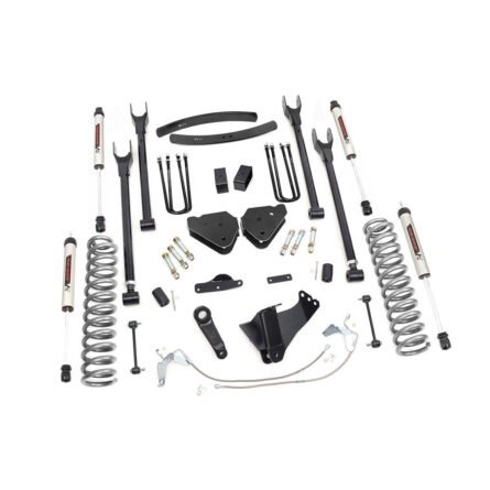 Rough Country 6 Inch Lift Kit - Diesel - 4 Link - V2 - Ford Super Duty 4WD (08-10)