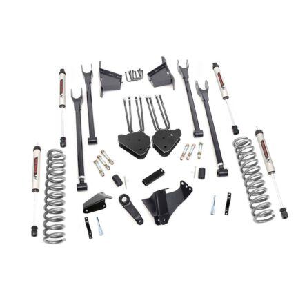 Rough Country 8 Inch Lift Kit - 4 Link - RR Blocks - V2 - Ford Super Duty (05-07)