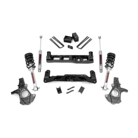 Rough Country 5 Inch Lift Kit - Cast Steel - N3 Struts - Chevy/GMC 1500 (14-17)