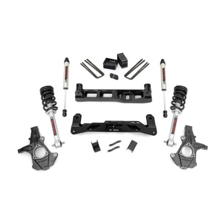 Rough Country 5 Inch Lift Kit - Cast Steel - N3 Strut/V2 - Chevy/GMC 1500 (14-17)