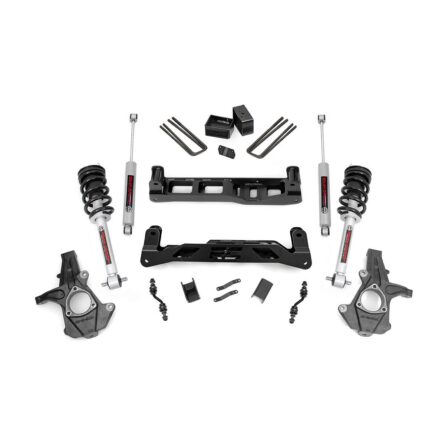 Rough Country 5 in Lift Kit - Alu/Stamp Steel - N3 Struts - Chevy/GMC 1500 (14-18)