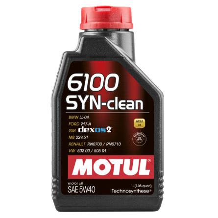 Motul 6100 SYN-CLEAN 5W40 12X1L