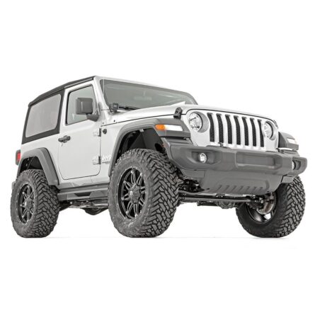 Rough Country 3.5 Inch Lift Kit - C/A Drop - FR D/S - Vertex - Jeep Wrangler JL (18-23)